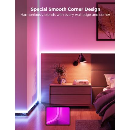 Govee - Neon MATTER LED binario d'angolo 5m RGBIC Wi-Fi