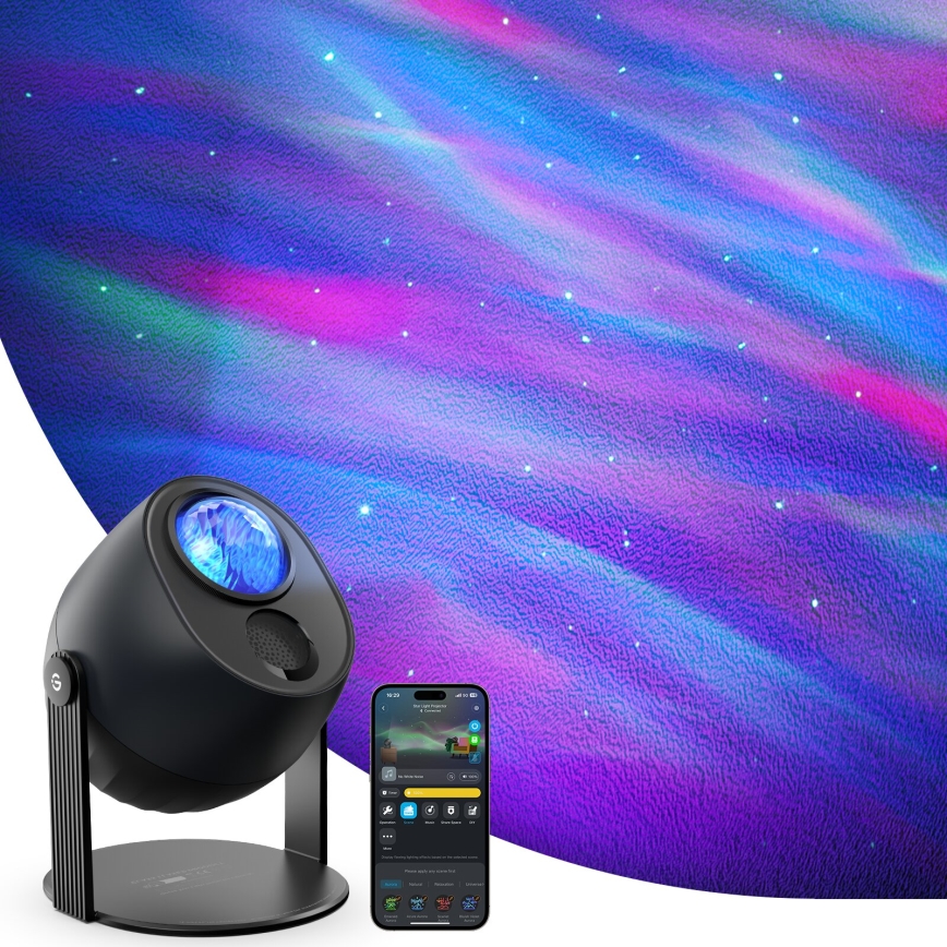 Govee - Projecteur de lumière LED RGBW Galaxy Pro Wi-Fi Matter