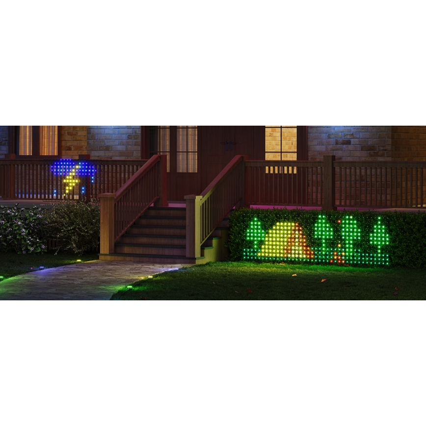 Govee - Rete luminosa LED RGBIC per esterni 143x85cm Wi-Fi Matter IP65