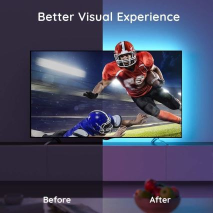 Govee - Rétroéclairage TV 46-60" SMART LED RGB + télécommande