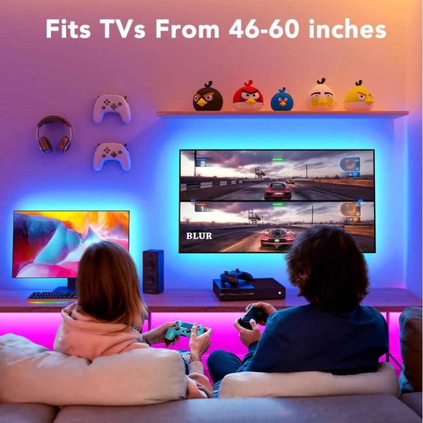 Govee - Rétroéclairage TV 46-60" SMART LED RGB + télécommande