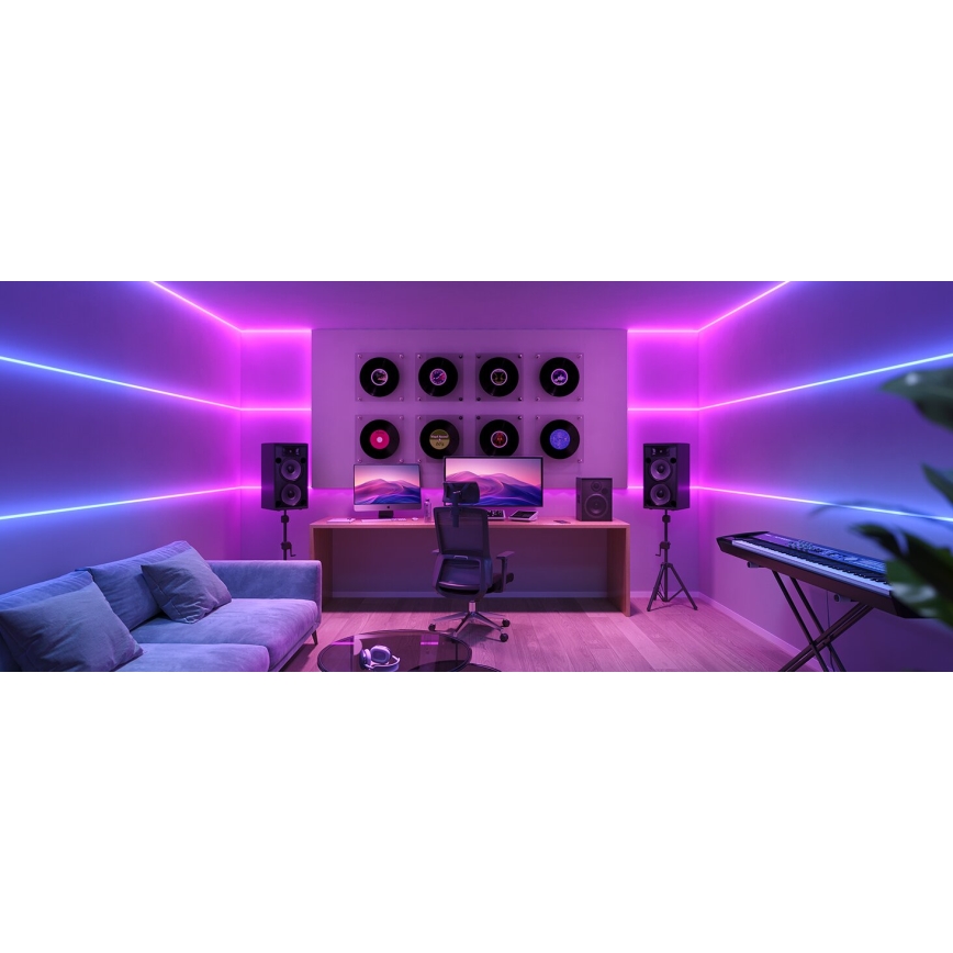 Govee - RGBICW Dimmbarer LED-Streifen COB 3780 Dioden 3m Wi-Fi Matter