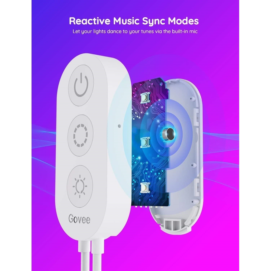 Govee - Ruban Wi-Fi RGBIC Smart PRO 5m - très résistant