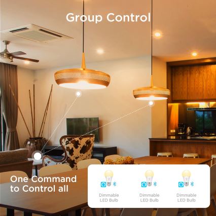 Govee - 2er-Set dimmbare LED-Lampen Smart MATTER A60 E27/9W/230V 2700-6500K Wi-Fi