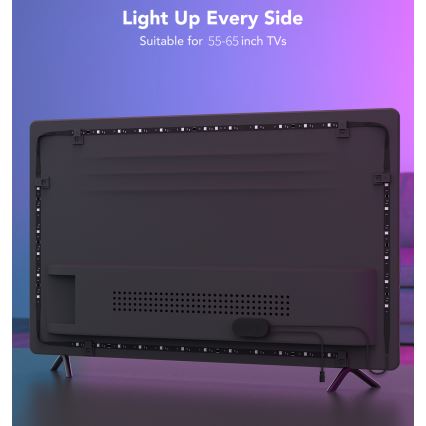 Govee - Smarte LED-Hintergrundbeleuchtung für TV 55-65 RGBIC Wi-Fi