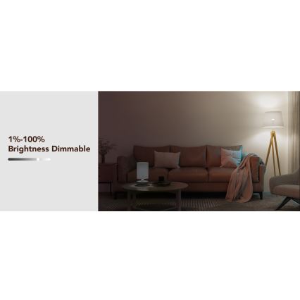 Govee - LED RGBWW dimmbares Leuchtmittel Smart MATTER E27/9W/230V 2700-6500K Wi-Fi