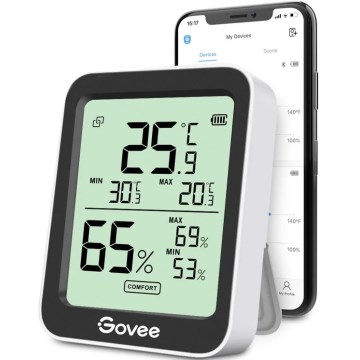 Govee - Thermometer und Hygrometer mit Display 2xAAA