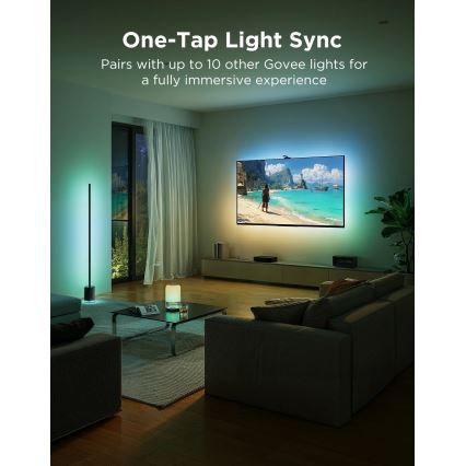 Govee - TV Backlight 3 Pro 75-85 Retroilluminazione SMART LED per TV RGBIC Wi-Fi