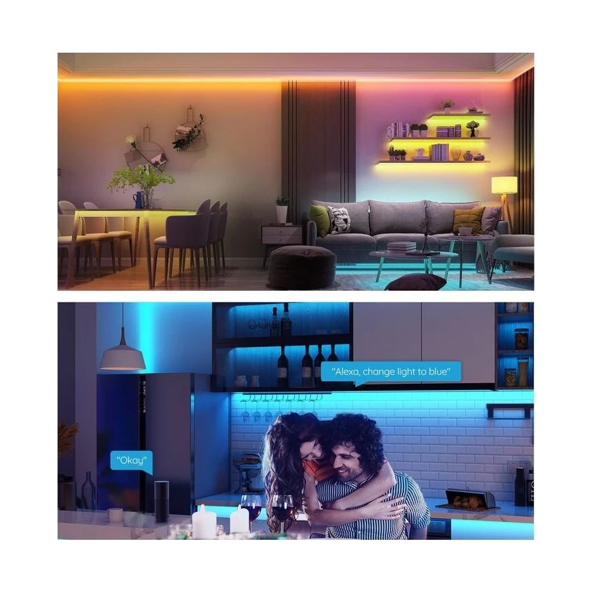 Govee - Wi-Fi RGB Smart Striscia LED 5m