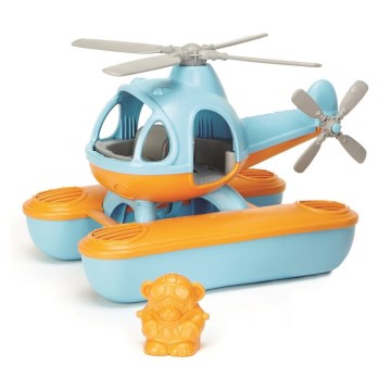 Green Toys - Wasser-Hubschrauber blau/orange