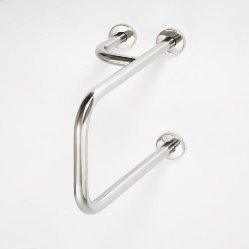 Griff 23,5x38 cm Edelstahl/silber