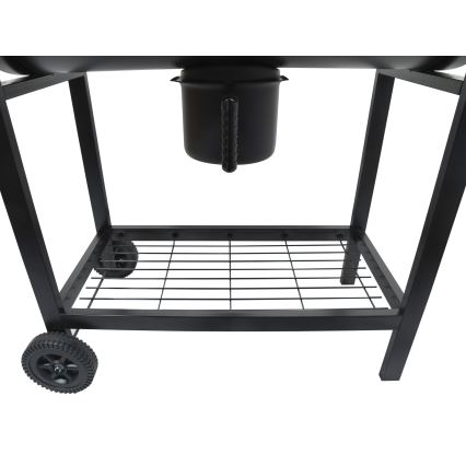 Griglia a carbone nero/legno