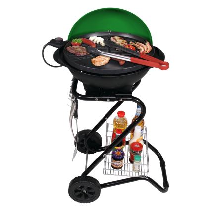 Grill elettrico 1600W/230V nero/verde