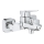 GROHE 1018720000 - Mitigeur de baignoire DICE, finition chrome brillant