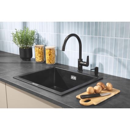 GROHE 1021652430 - Flüssigseifenspender CONTEMPORARY 500 ml schwarz