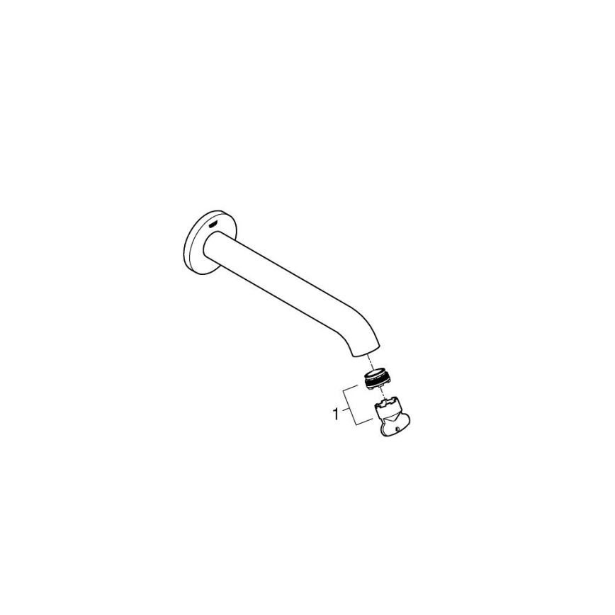 GROHE 13449GN1 - Bonde de baignoire ESSENCE 221 mm dorée