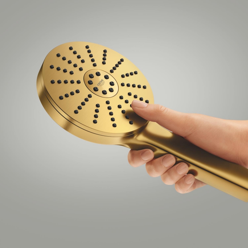 GROHE 134863GN00 - Handbrause VITALIO JOY+ 120 mm, gebürstetes Gold