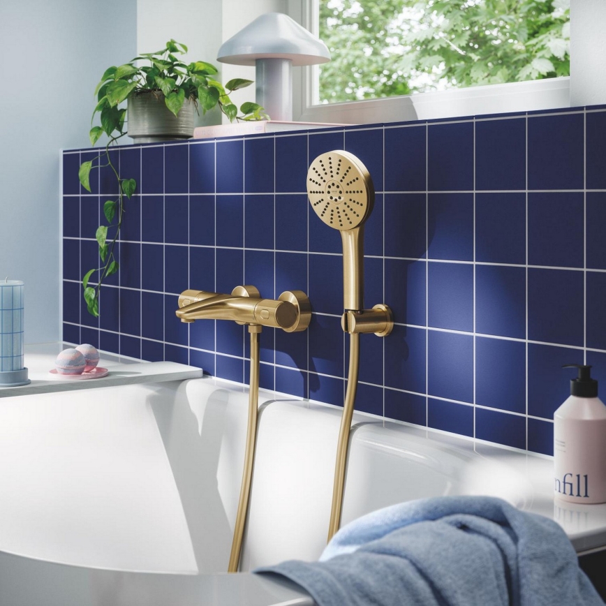 GROHE 134865GN00 - Set doccia VITALIO JOY+ 120 mm oro