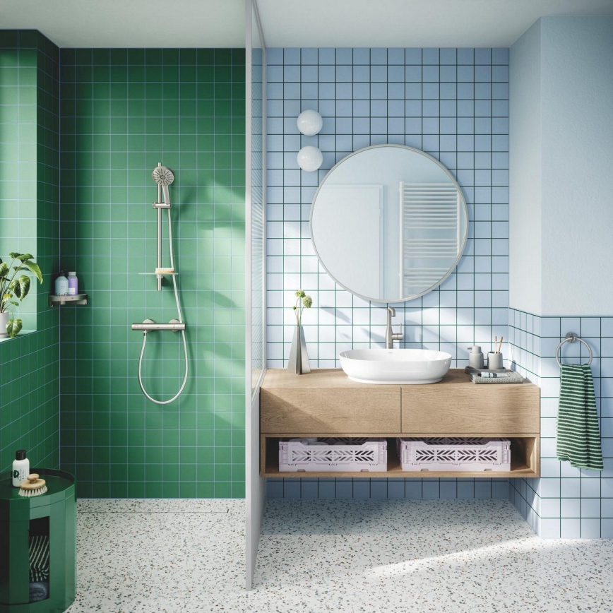 GROHE 134866DC00 - Ensemble de douche VITALIO JOY+ 120 mm chrome mat