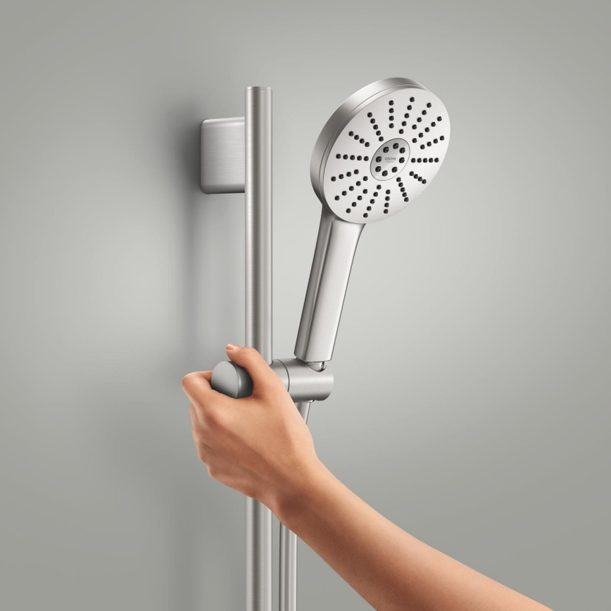 GROHE 134866DC00 - Ensemble de douche VITALIO JOY+ 120 mm chrome mat