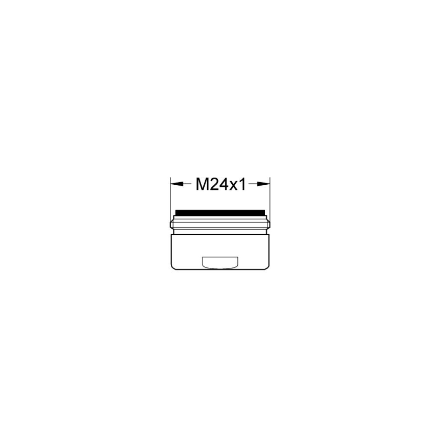 GROHE 13929000 - Perlator M 24 × 1, glänzender Chrom