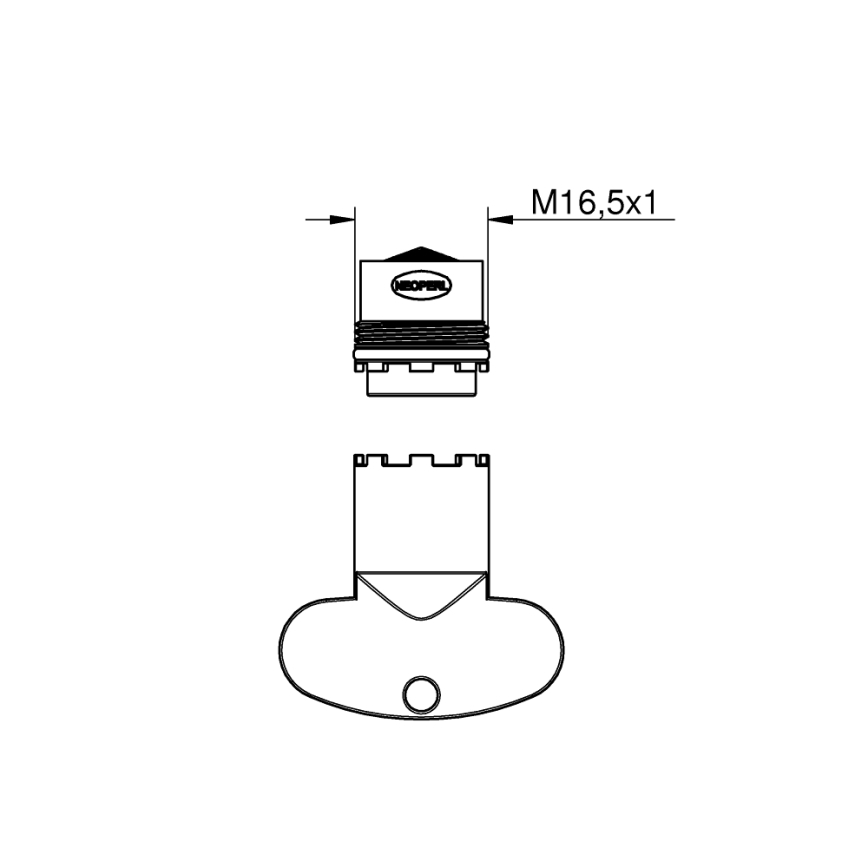 GROHE 13943000 - Aérateur M 16,5 × 1 PCA 5,0 l/min