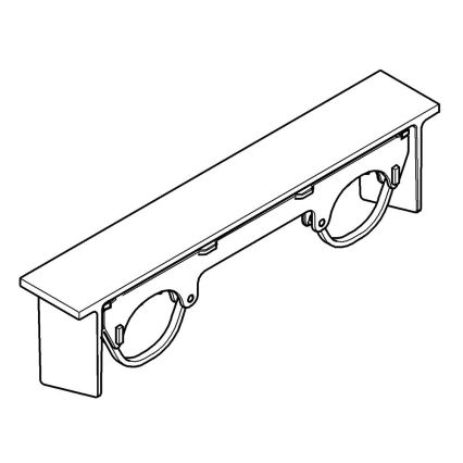 GROHE 18608001 - GROHTHERM 2000 Ripiano in cromo lucido