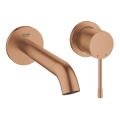 GROHE 19408DL1 - 2-Loch-Waschtischarmatur ESSENCE 183 mm, Bronze
