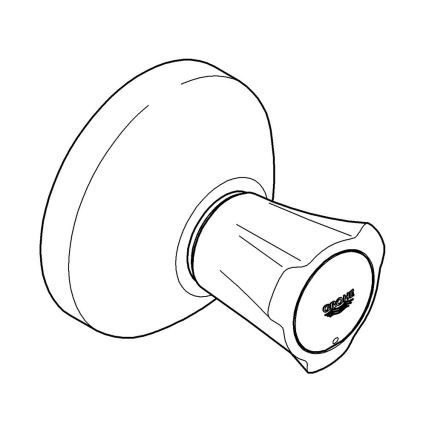 GROHE 19806001 - COSTA L Finitura valvola incassata 20-200 mm, cromo lucido