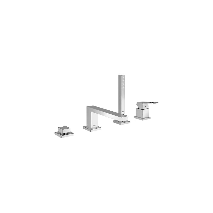 GROHE 19897001 - Miscelatore per vasca a quattro fori EUROCUBE, cromato lucido