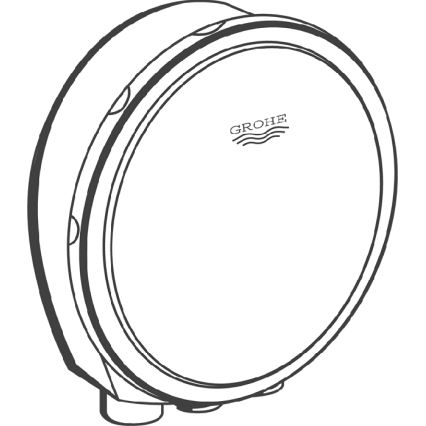 GROHE 19952DA0 - Set rubinetteria per vasca da bagno TALENTOFILL, scarico e troppopieno, oro