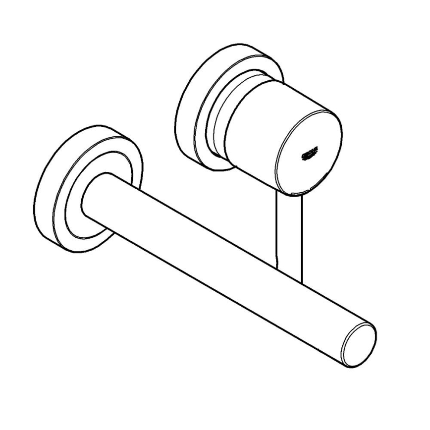 GROHE 19967A01 - Mitigeur pour lavabo ESSENCE 230 mm Graphite