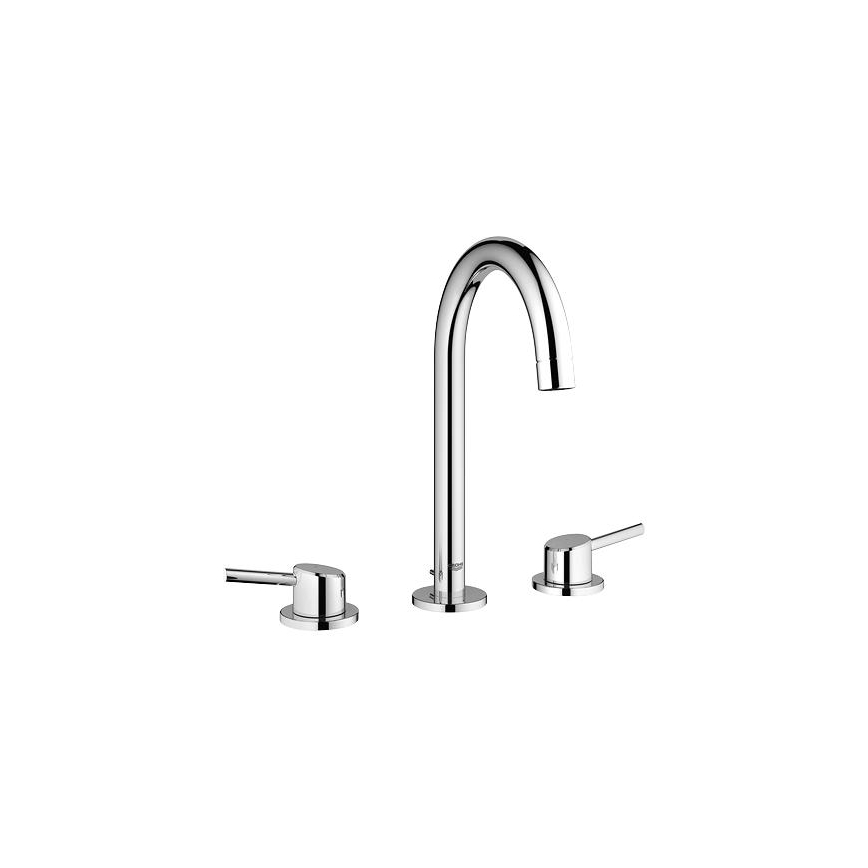 GROHE 20216001 - 3-Loch-Waschtischarmatur CONCETTO DN 15, Größe L, Chrom