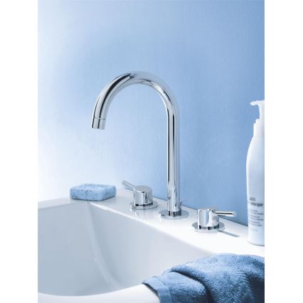 GROHE 20216001 - Mitigeur lavabo 3 trous CONCETTO DN 15 taille L chromé