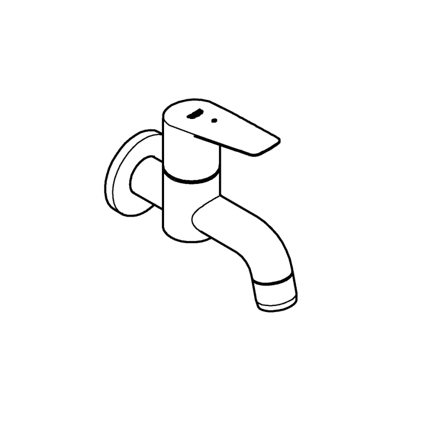 GROHE 20238001 - Vanne d'évacuation DN 15, chromée brillante