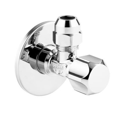 GROHE 22023000 - Vanne d'arrêt d'angle DN 15, finition chrome brillant