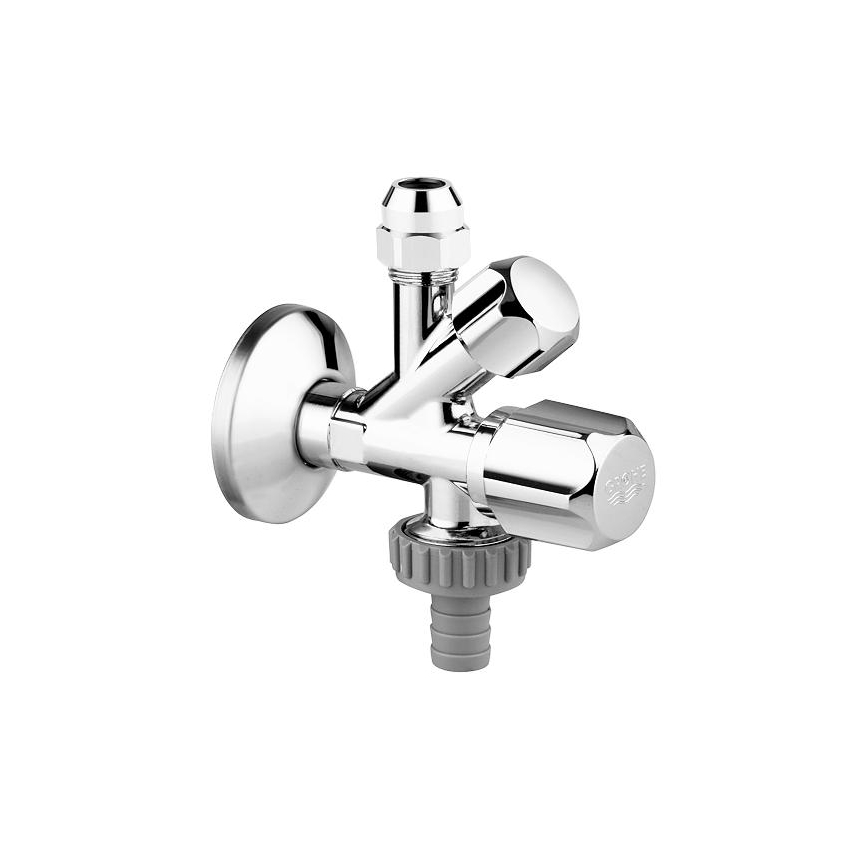 GROHE 22036000 - Kombi-Eckventil ORIGINAL WAS® DN 15 glänzender Chrom