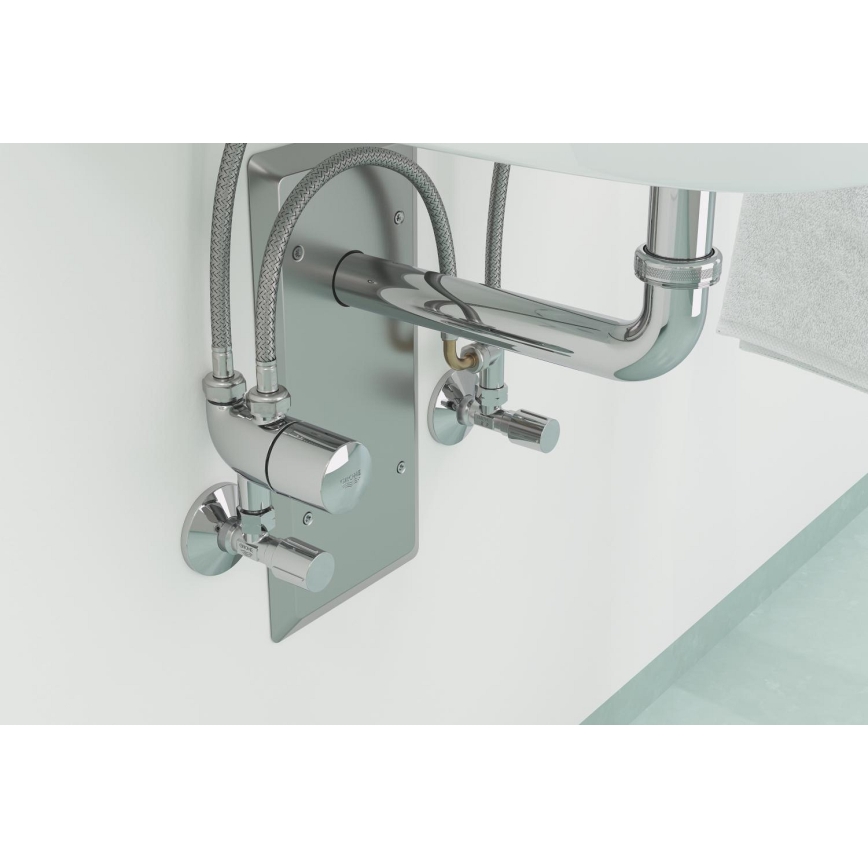 GROHE 22039000 - Robinet d'arrêt d'angle UNIVERSAL DN 15, chrome brillant