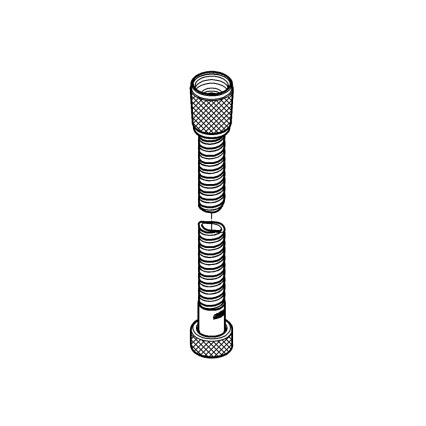 GROHE 22106000 - Tubo flessibile per doccia VITALIOFLEX METAL LONG-LIFE 1250 mm, cromato
