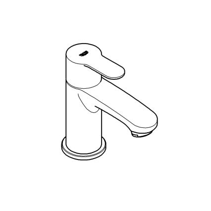 GROHE 23039002 - Miscelatore monocomando per lavabo EUROSTYLE COSMOPOLITAN XS, cromato