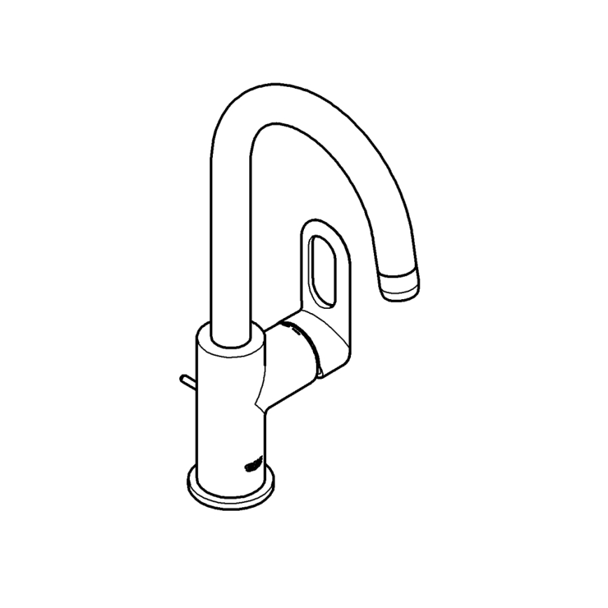 GROHE 23091000 - BAULOOP Waschtischarmatur 310 mm, glänzender Chrom