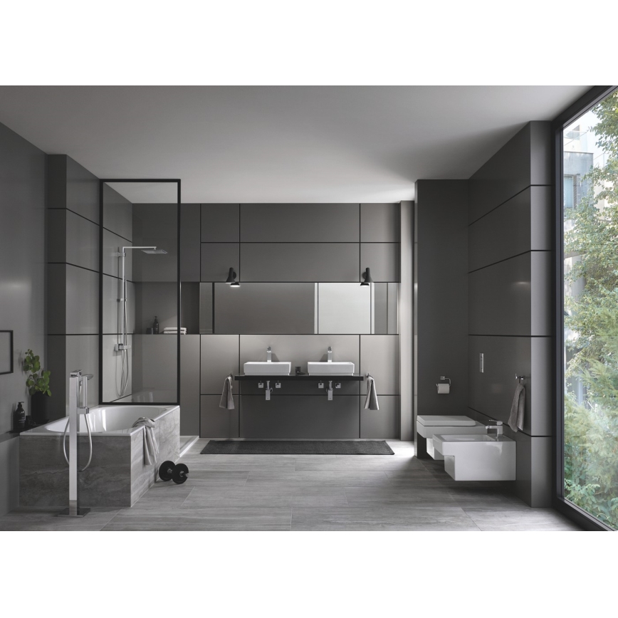 GROHE 23138000 - Mitigeur pour bidet EUROCUBE, chrome brillant