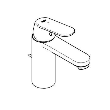 GROHE 2339600E -Mitigeur pour lavabo EUROSMART COSMOPOLITAN DN 15 taille M chromé
