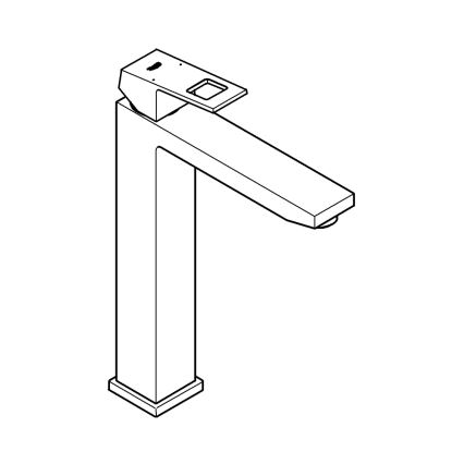 GROHE 23406AL0 - Miscelatore lavabo EUROCUBE XL, grafite