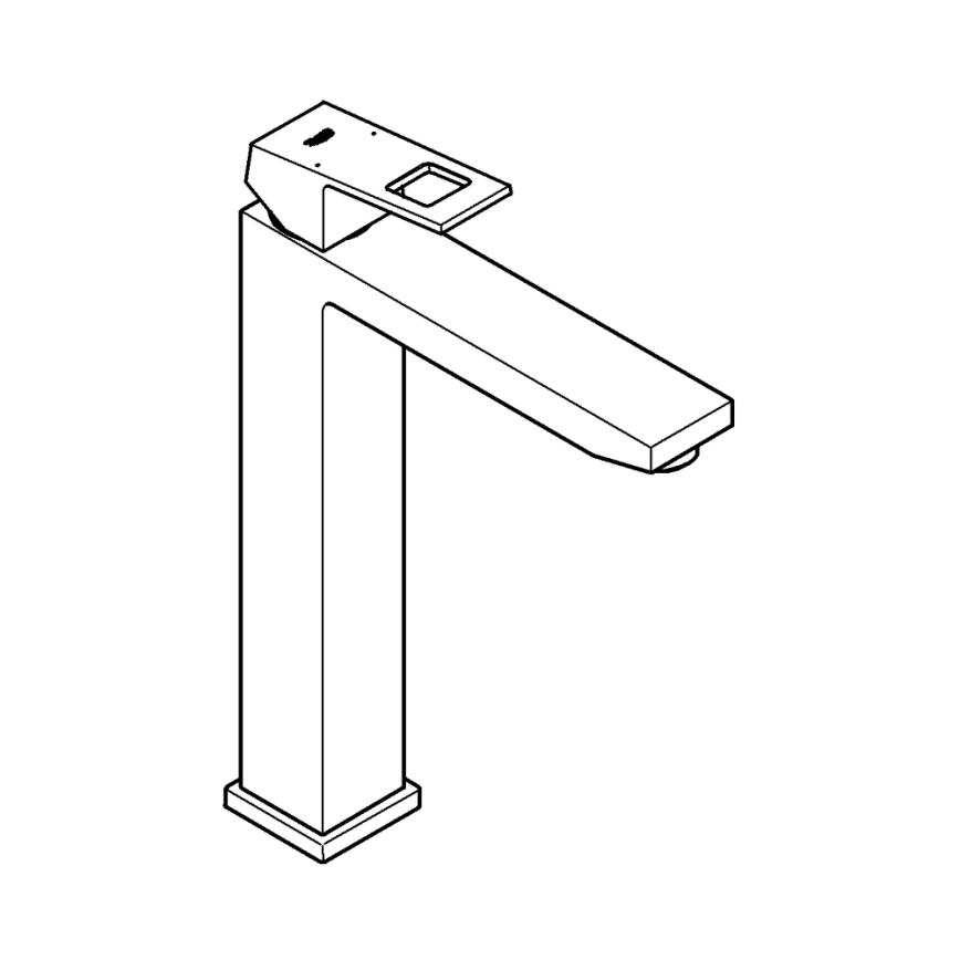 GROHE 23406AL0 - Miscelatore lavabo EUROCUBE XL, grafite