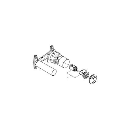 GROHE 23429000 - Einhebel-Unterputz-Einbaukörper DN 15, Messing