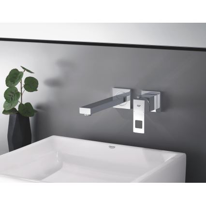 GROHE 23447000 - Mitigeur pour lavabo EUROCUBE 231 mm, chrome brillant