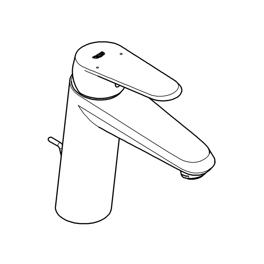 GROHE 23448002 - Waschtischarmatur EURODISC COSMOPOLITAN Größe M Chrom