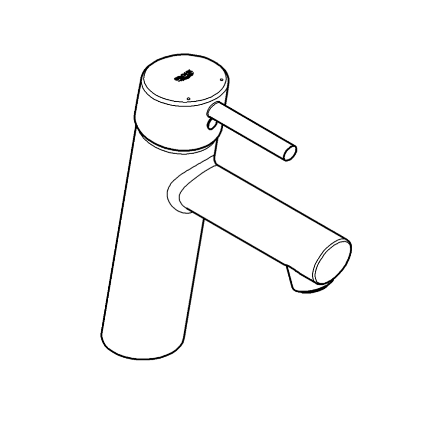 GROHE 23451001 - CONCETTO DN 15 Miscelatore lavabo, cromo lucido