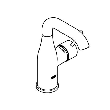 GROHE 23463001 - ESSENCE Lavello Mixer Dimensioni M, Polished cromo